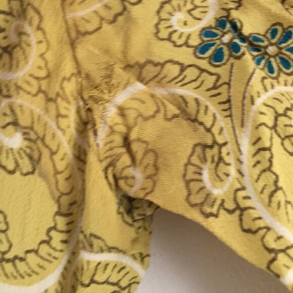 Vintage yellow beaded cottagecore dress by Joan Nortan Irwin - Picture 11 of 12